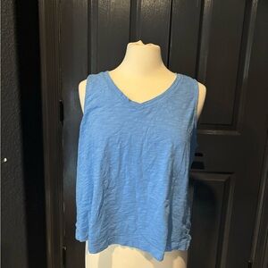 Blue Sleeveless Women's Top
